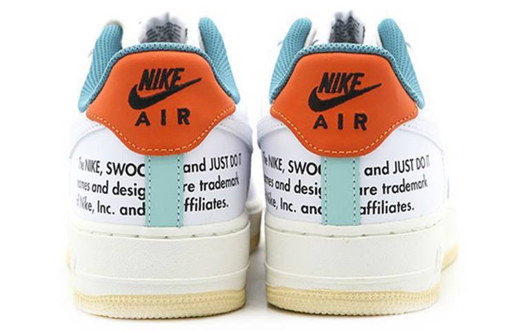 耐克Nike Air Force 1 白绿橙 空军一号低帮运动板鞋 DM0970-111