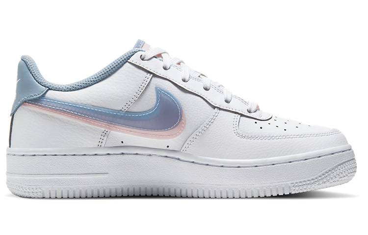 Nike Air Force 1 Low “Double Swoosh” 白蓝粉 双钩 CW1574-100