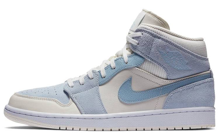 乔丹 Air Jordan 1 Mid 灰蓝 DA4666-100