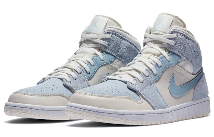 乔丹 Air Jordan 1 Mid 灰蓝 DA4666-100