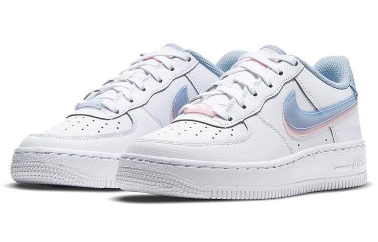 Nike Air Force 1 Low “Double Swoosh” 白蓝粉 双钩 CW1574-100