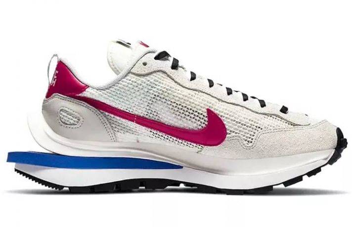 Sacai x Nike VaporWaffle “Royal Fuchsia” 灰白 男女同款 CV1363-100