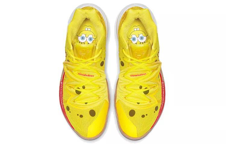 耐克 SpongeBob SquarePants x Nike Kyrie 5 欧文5 海绵宝宝 黄 实战篮球鞋 CJ6951-700