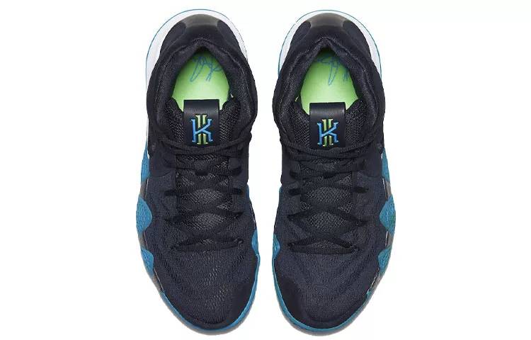篮球鞋, 球鞋, 实战篮球鞋, Obsidian - 耐克 Nike Kyrie 4 Dark Obsidian 黑蓝 实战篮球鞋 943806-401