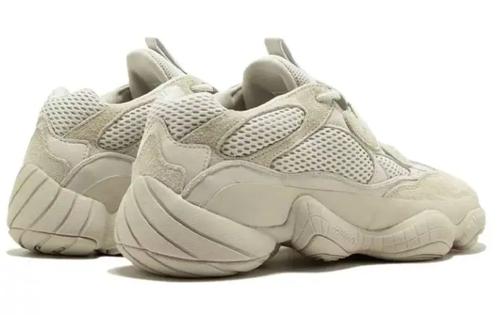 阿迪达斯 adidas originals Yeezy 500 Blush Desert Rat 灰白 男女同款 DB2908