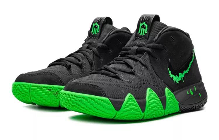 耐克 Nike Kyrie 4 Halloween 万圣节 黑绿 实战篮球鞋 943807-012