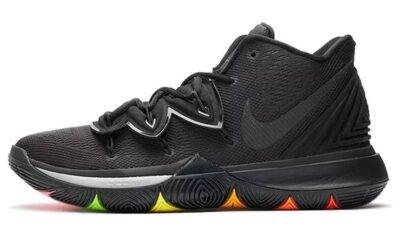 1e8072fdb77b450ea9c4db63fe8a9f21 400x240 - 耐克 Nike Kyrie 5 欧文 5 黑魂 彩虹 实战篮球鞋 AO2918-001