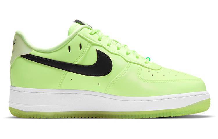 耐克Nike Air Force 1 Low Smile Swoosh “Have A Nike Day”空军一号 笑脸 夜光 牛油果色 CT3228-701