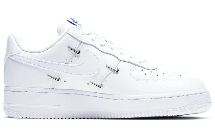 【泫雅同款】耐克Nike Air Force 1 ’07 LX “Chrome Luxe”空军一号 四钩 银钩 白蓝 CT1990-100