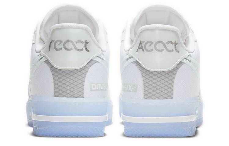 耐克Nike Air Force 1 React QS Light Bone 空军一号 骨白 冰蓝 板鞋 男女同款 CQ8879-100