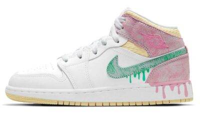 20210602055319318 400x240 - 乔丹 Air Jordan 1 Mid (GS) 白粉 冰淇淋 DD1666-100