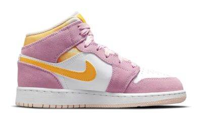 20210602055840434 400x240 - 乔丹 Air Jordan 1 Mid SE (GS) "Arctic Pink" 樱花粉 少女粉 DC9517-600