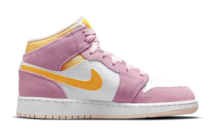 乔丹 Air Jordan 1 Mid SE (GS) “Arctic Pink” 樱花粉 少女粉 DC9517-600