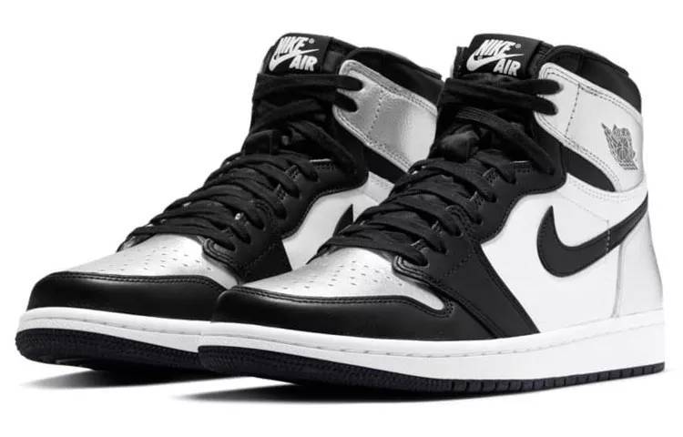 乔丹 Air Jordan 1 High OG Retro “Silver Toe” 中帮 黑银脚趾 CD0461-001