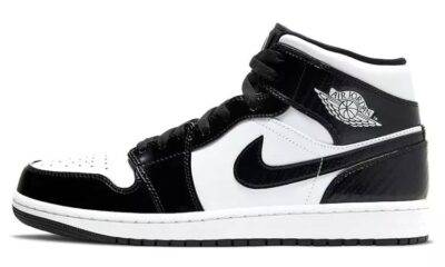 20210602090616187 400x240 - 乔丹 Air Jordan 1 Mid SE ASW "Black and White" 全明星 黑白熊猫 漆皮 DD1649-001