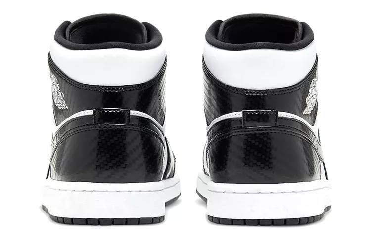 乔丹 Air Jordan 1 Mid SE ASW “Black and White” 全明星 黑白熊猫 漆皮 DD1649-001