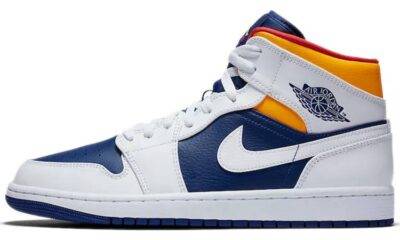 20210602095300916 400x240 - 乔丹 Air Jordan 1 Mid 白蓝黄 554724-131