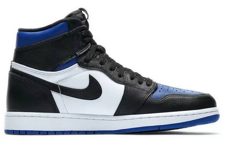 乔丹 Air Jordan 1 Retro High OG “White Royal” 蓝黑脚趾 #街舞同 款 男女同款 555088-041