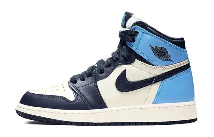 乔丹 Air Jordan 1 “Obsidian” (GS) 北卡蓝 黑曜石 篮球鞋 575441-140