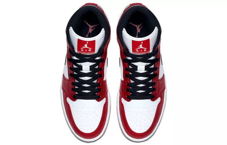 乔丹 Air Jordan 1 Mid “Chicago” 白红 小芝加哥 554724-173