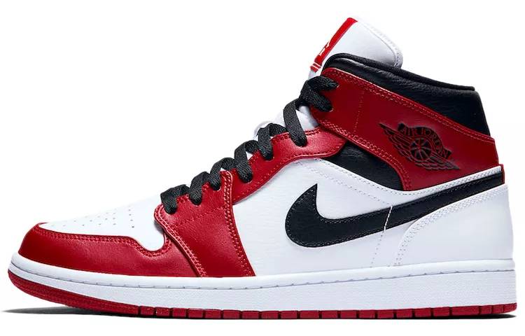 乔丹 Air Jordan 1 Mid “Chicago” 白红 小芝加哥 554724-173