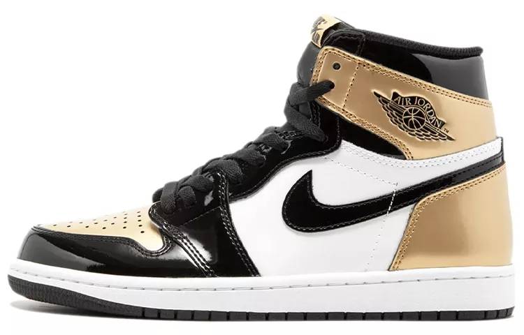 乔丹 Air Jordan 1 Retro High NRG Patent Gold Toe 金脚趾 非鸳鸯 男女同款 861428-007