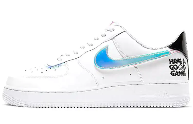 耐克 Nike Air Force 1 Low (GS) 空军一号二次元 黑白缝线 CW1575-104