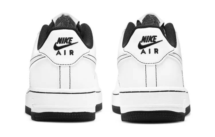 耐克 Nike Air Force 1 Low (GS) 空军一号二次元 黑白缝线 CW1575-104