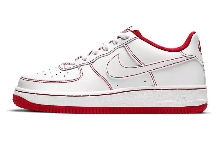 耐克 Nike Air Force 1 Low (GS) 空军一号红白缝线 小洛克公园 CW1575-100