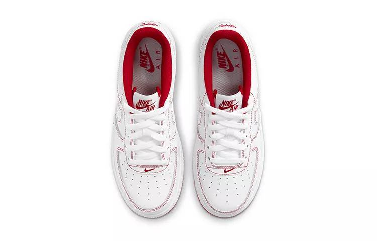 耐克 Nike Air Force 1 Low (GS) 空军一号红白缝线 小洛克公园 CW1575-100