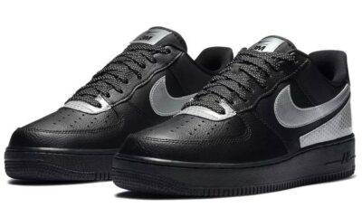 20210603120449462 400x240 - 3M x Nike Air Force 1 Low 空军一号反光 黑银 CT2299-001