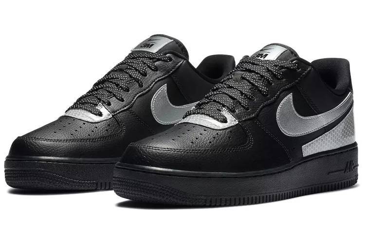 3M x Nike Air Force 1 Low 空军一号反光 黑银 CT2299-001