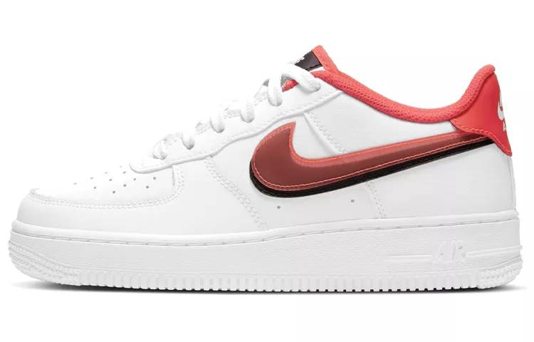 耐克 Nike Air Force 1 LV8 (GS) 白 红黑 CW1574-101