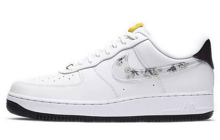 耐克 Nike Air Force 1 空军一号黑白灰电玩 立体按键 Ps5主题 CW2288-111(TeamB-喷涂手绘电玩 黑白灰)