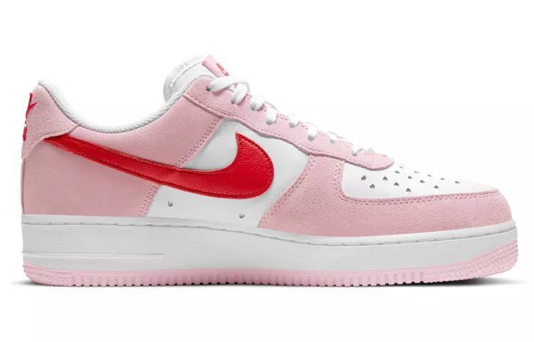 耐克 Nike Air Force 1 ’07 QS “Valentine’s Day” 空军一号 粉红 情人节 男女同款 DD3384-600