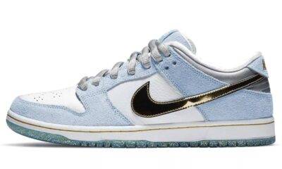 20210604052906118 400x240 - Sean Cliver x Nike SB Dunk Low Pro QS "Holiday Special" 白蓝金 蓝色情人节 冰雪奇缘 DC9936-100