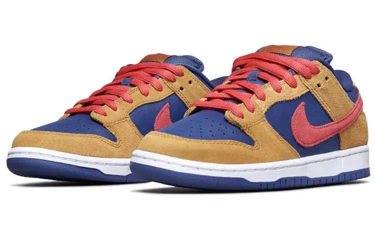 耐克 Nike SB Dunk Low Pro “Papa Bear” 棕红蓝 小熊爸爸 男女同款 BQ6817-700