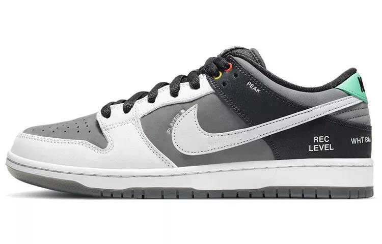 耐克 Nike SB Dunk Low Pro Iso “VX1000 Camcorder” 黑灰白 摄像机 男女同款 CV1659-001