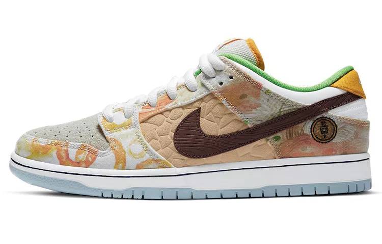 耐克 Nike SB Dunk Low Pro QS “Street Hawker” 食神鸳鸯 男女同款 CV1628-800