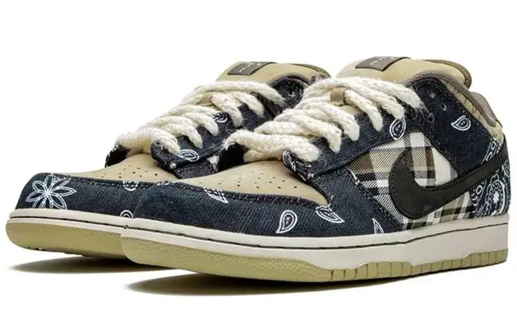 Travis Scott x Nike SB Dunk Low “Jackboys” 腰果花 男女同款 CT5053-001