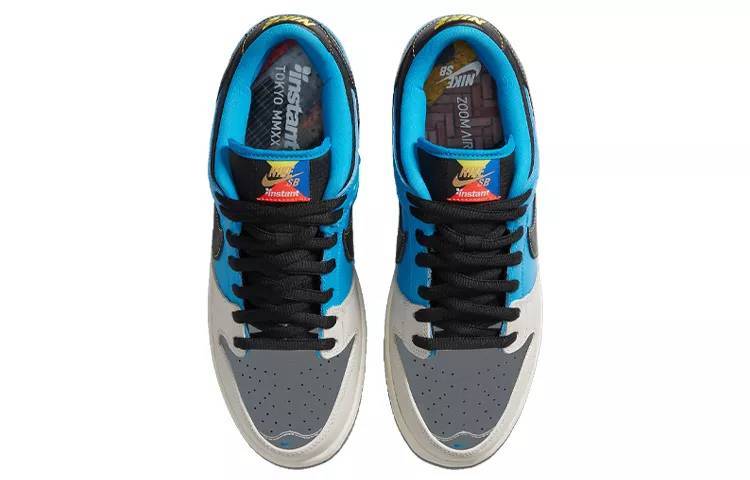 Instant Skateboards x Nike SB Dunk Low 白蓝 忠犬八公 男女同款 CZ5128-400