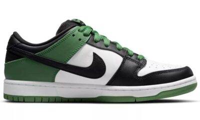 20210606165127313 400x240 - 耐克 Nike SB Dunk Low "Classic Green" 黑绿脚趾 男女同款 BQ6817-302