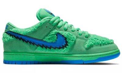20210606170649982 400x240 - Grateful Dead x Nike SB Dunk Low “Green Bear” 蓝绿 跳舞小熊 CJ5378-300