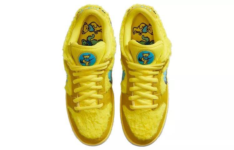 Grateful Dead x Nike SB Dunk Low Pro “Opti Yellow” 黄蓝 跳舞小熊 CJ5378-700