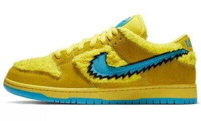 20210606171227320 400x240 - Grateful Dead x Nike SB Dunk Low Pro “Opti Yellow” 黄蓝 跳舞小熊 CJ5378-700