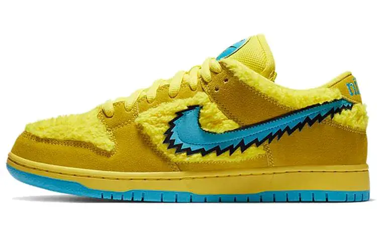 Grateful Dead x Nike SB Dunk Low Pro “Opti Yellow” 黄蓝 跳舞小熊 CJ5378-700