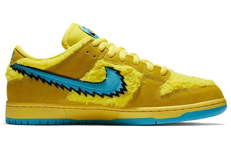 Grateful Dead x Nike SB Dunk Low Pro “Opti Yellow” 黄蓝 跳舞小熊 CJ5378-700