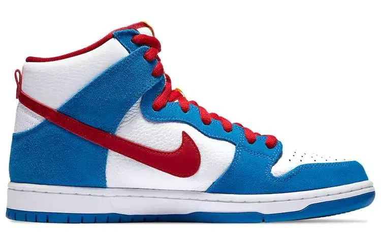 耐克 Nike SB Dunk High Pro Iso “Photo Blue” 白蓝红 哆啦A梦机器猫 CI2692-400