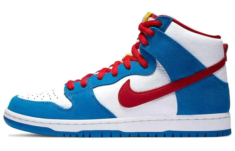 耐克 Nike SB Dunk High Pro Iso “Photo Blue” 白蓝红 哆啦A梦机器猫 CI2692-400