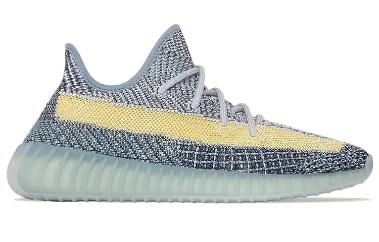 阿迪达斯 adidas originals Yeezy Boost 350 V2 “Ash Blue” 蓝色 水洗丹宁 美洲限定 GY7657